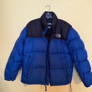 The North Face Black and White Down Jacket - Mens L/G
